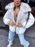 Short jacket "NORTH FL257" - WHITE